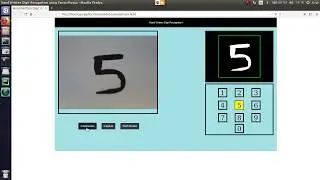 Real time DeepLearning MNIST Handwritten Digit Classification with Tensorflow.js