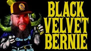 Painting Bernie Brewer MLB Mascot on Black Velvet
