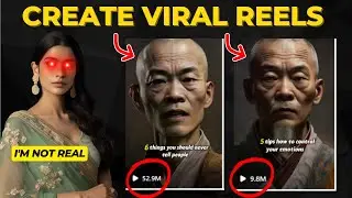Instagram Viral Reels Editing Tutorial 2023😲 | How To Create Reels Using AI Tools Using Mobile/PC📲💻