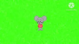Green screen animation mouse video