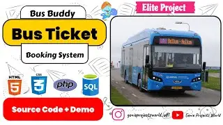 🚌Bus Ticket Booking System using PHP MySQL | Source Code with Database file | Genie Projects World