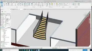 Drawing a Geometric Staircase in Revit