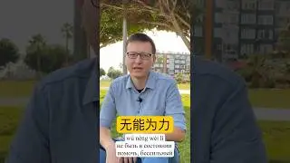 Китайская идиома 无能为力 #китайскийязык #中文 #汉语 #китайский #chineselanguage