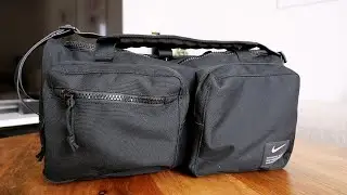 Unboxing The Nike Utility Power Training Duffel Bag Black 4k