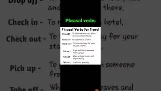 phrasal verbs l English Grammar l
