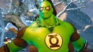 Mortal Kombat XL - Green Lantern Deadpool Goro Costume Mod Performs Intros On All Stages 4K Mods