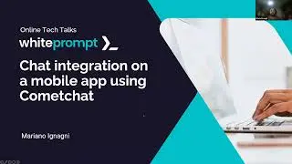 Chat integration on a mobile app using Cometchat - Online Tech Talk