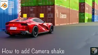 Blender Tutorial | Camera shake | F curve modifiers in the Graph editor