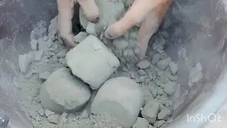 Pure Cement Crunchy Dry crumbling #asmr