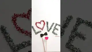 Инкрустация стразами. Надпись из страз. #деньсвятоговалентина❤️ #стразы #happyvalentinesday