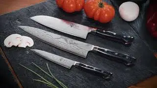 Muela GYUTO, SANTOKU og SANDW
