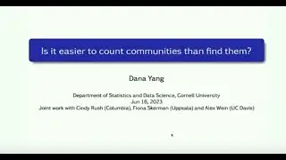 2023 CCSP Workshop - Dana Yang (Cornell)