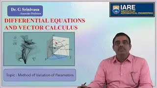 Method of Variation of Parameters by Dr. G Srinivasu