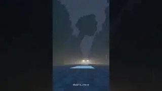 Lightning McQueen forest crash in Minecraft #shorts