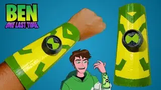 How to make ben one last time omnitrix with cardboard/very easy to make