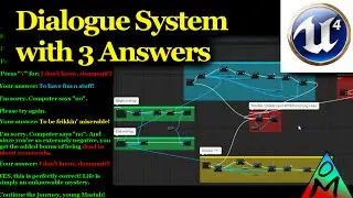 UE4 Tutorial | Simple Dialogue System with 3 Answers