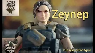 Acid Rain World Zeynep 1:18 scale action figure.  A good figure with a realistic face