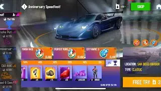 Asphalt 8, Anniversary Speedfest Mosler Land Shark (San Diego Harbor 00:45:753) Top 1%