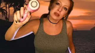 ASMR Face Massage On The Beach