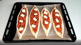 ПИДЕ! Турецкая лепешка НА РАЗ - ДВА! Получаются ВКУСНЫМИ АБСОЛЮТНО ВСЕГДА! Удивите гостей!!
