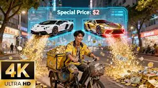 Kicked Out by His Cheating Wife,He Ends Up in a World Where Luxury Cars and Mansions Cost Just $2!