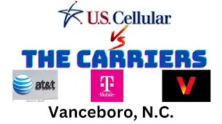 US Cellular Vs T-Mobile, Verizon, At&T | Network & Performance testing | Vanceboro, NC