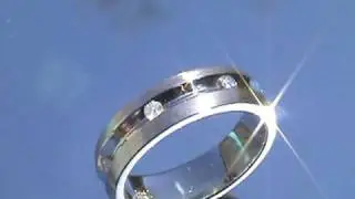 0.12 ctw 14K White Gold Diamond Couple Ring for Ladies _ JBD210