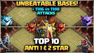 TOP 10 NEW TH16 Base Layout + Link 2026 | TH16 WAR BASE & TH16 RANKED BASE | Th16 vs Th18 Attack coc