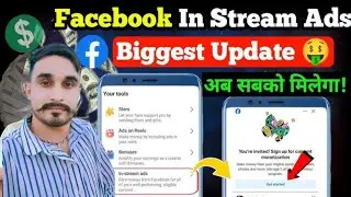 facebook new update today,!in stream ads facebook monetization new update