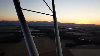 Oregon sunset in the Rans S12.