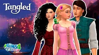 TANGLED, RAPUNZEL, FLYNN AND MOTHER GOTHEL || Create a Sim || Simsbiosis