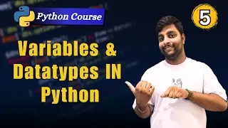 Variables and Datatypes In Python | Learn Python In 2024 | Python Simplified 