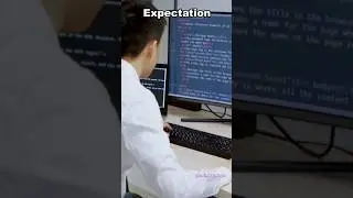 Expectation vs Reality😂 #coding #webdevelopment #shorts