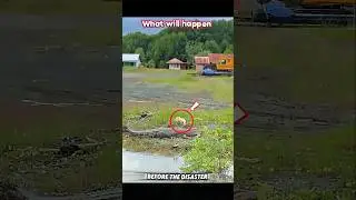 crocodile attacks dog 
