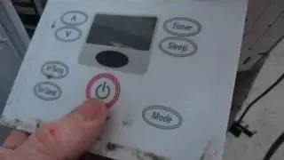 Не включается оконный кондиционер.Не работает сенсор