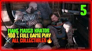 God of War Ragnarok 100% Walkthrough Part 5 | The Weight of Chains & Dreki Boss (4K) 