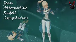 Jean alternative ragdoll compilation - Genshin Impact