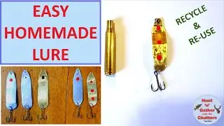 Making a FISHING LURE WITH USED AMMO CARTRIDGES -Catch fish with your old casing - Recycle - Re-use