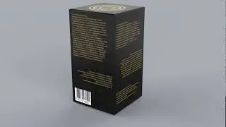 3d render Package design