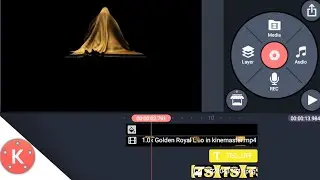 How to Make Golden Entry Logo Animation intro in kinemaster
