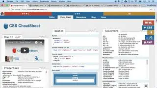 Lesson 64 - Codepen + HTML Cheatsheet