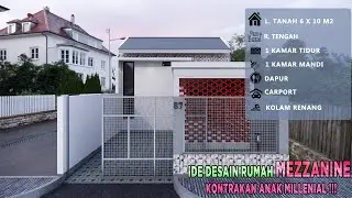 IDE DESAIN KONTRAKAN MILLENIAL ADA KOLAM RENANGNYA !!!