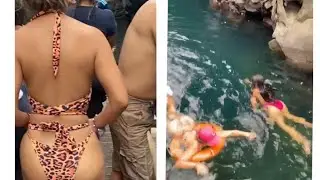 Trying out my new 👙 Bikini in the pool Ft Angelica Cevallos 