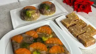 ХОЛОДЕЦ! Екі түрлі әдіспен дайындау. Попробуйте приготовить холодец вот таким способом!