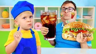 Oliver and Dad 健康食品 vs ジャンクフード