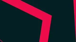 Glow Polygon Figures Moving