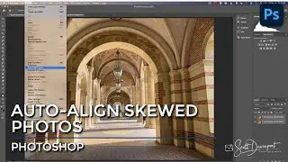 Auto Align A Set Of Skewed Images In Photoshop