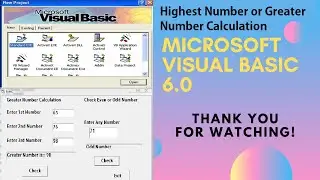 Greater Number Calculation in Visual Basic 6.0