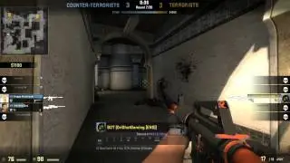 CS:GO 5 v 1 clutch as the bot on eco round!!!