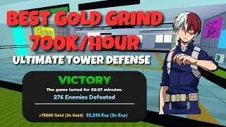 BEST GOLD GRIND Method In Ultimate Tower Defense 700K/Hour l Roblox